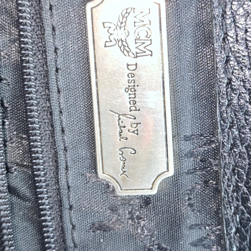 MCM Black Leather Backpack - Project Bag - Picture 11 of 14